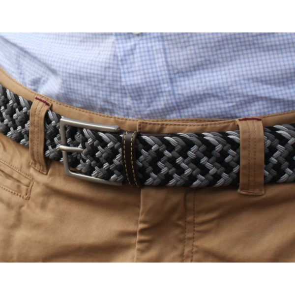 Ceinture Tressée Multico Gris - Le Chic Français – Image 3